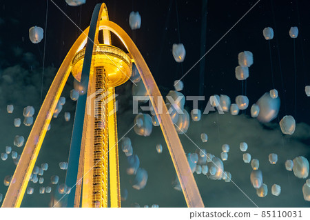 138 Tower Park, Ichinomiya City, Aichi Prefecture Christmas Ichinomiya Sky Lantern Festa Comparative Ming Synthesis at Kiso Sansen National Government Park 85110031