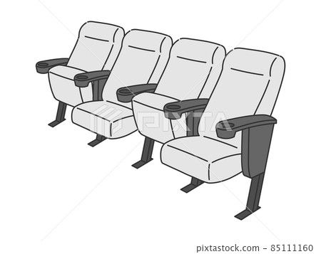 電影椅的矢量圖解 85111160