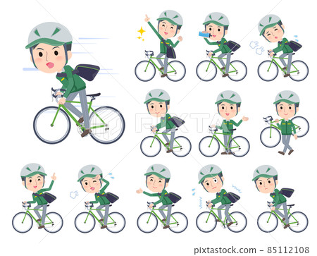 一組騎著公路自行車的男性運輸車 85112108