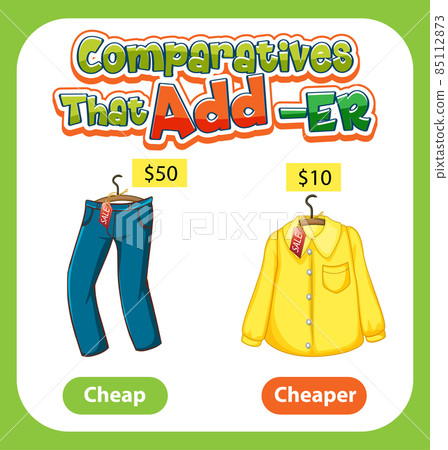 Comparative adjectives for word cheap Comparative adjectives for word cheap 85112873