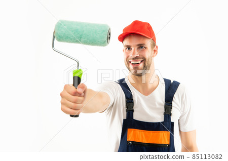 roller brush for decoration. renovation work. improvement. 85113082