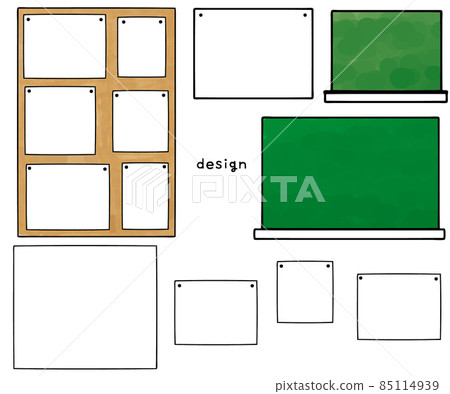 黑板貼佈告牌套裝 85114939