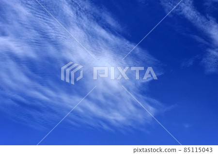 Blue sky and clouds Background material 85115043