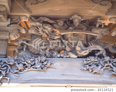 Shizuoka Prefecture Hiyoshi Asama Shrine Sculpture December Shizuoka Prefecture Hiyoshi Asama Shrine Sculpture December 85116521