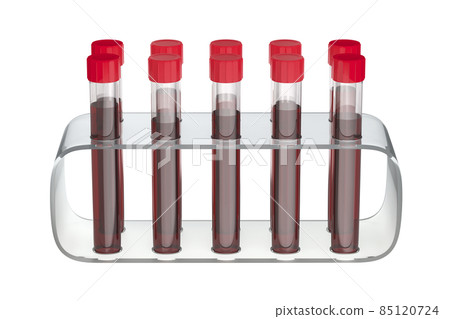 Test tubes with blood 85120724