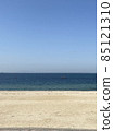 Quiet sandy beach 85121310