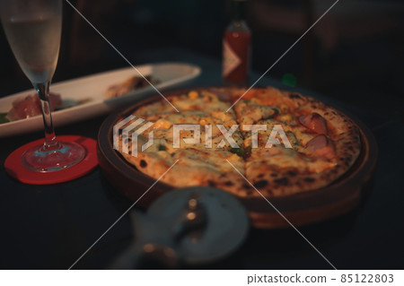 時尚美味的芝士披薩【週年紀念菜】 85122803