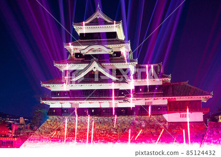 松本城的投影圖[長野縣] 85124432