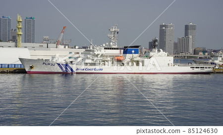 Yokohama Port, Japan Coast Guard, Patrol Vessel Akitsushima 85124630