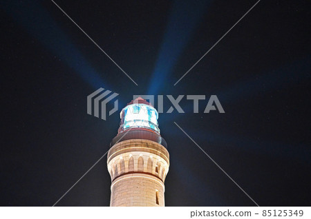 Illuminated Tsunoshima Lighthouse Illuminated Tsunoshima Lighthouse 85125349