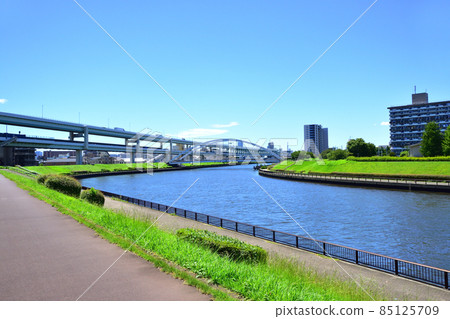 東京隅田川的風景 東京隅田川的風景 85125709