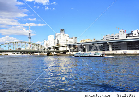 東京:隅田川景觀(隅田川大橋附近,2021 年) 東京:隅田川景觀(隅田川大橋附近,2021 年) 85125955