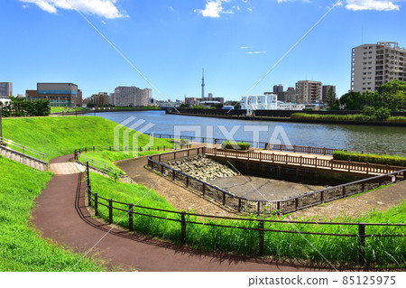 In 2021, the scenery of the Sumida River in Tokyo 85125975