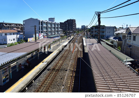 Scenery from the train window of the Saikyo Kawagoe Line from Minami-Furuya Station to Akabane Station 85126707