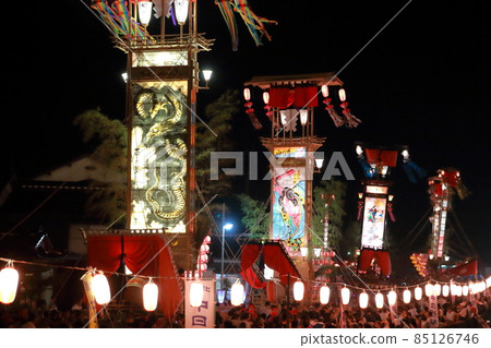 代表能登切子祭的英雄祭典(石川縣珠洲市能登半島法隆七夕切子祭) 代表能登切子祭的英雄祭典(石川縣珠洲市能登半島法隆七夕切子祭) 85126746