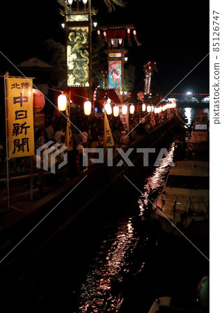 代表能登切子祭的英雄祭典（石川縣珠洲市能登半島法隆七夕切子祭） 85126747