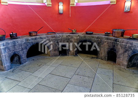 Inside the Kitchen of Culzean Castle - Scotland 85128735