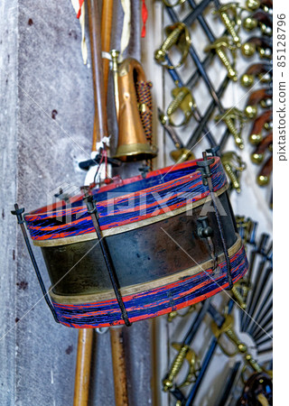 Military Drum displayed in Culzean Castle - Scotland 85128796