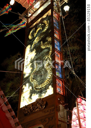 A heroic festival that represents the Kiriko Festival in Noto (Horyu Tanabata Kiriko Festival, Noto Peninsula, Suzu City, Ishikawa Prefecture) A heroic festival that represents the Kiriko Festival in Noto (Horyu Tanabata Kiriko Festival, Noto Peninsula, Suzu City, Ishikawa Prefecture) 85129158