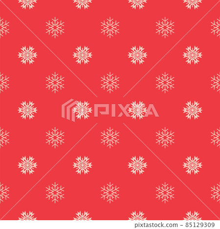 Christmas snowflakes seamless pattern for winter holidays Christmas snowflakes seamless pattern for winter holidays 85129309