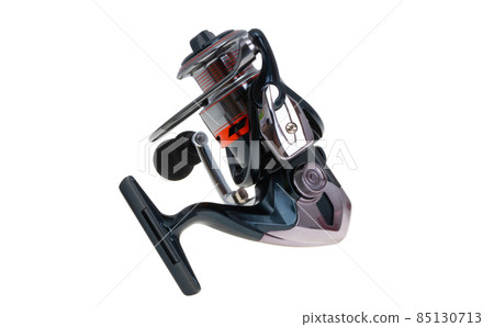 fishing reel isolated fishing reel isolated 85130713