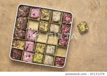 traditional Turkish delight - lokum dessert 85131379