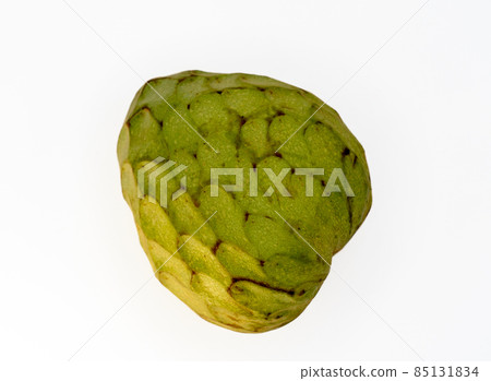 Cherimoya tropical fruit isolated on white 85131834