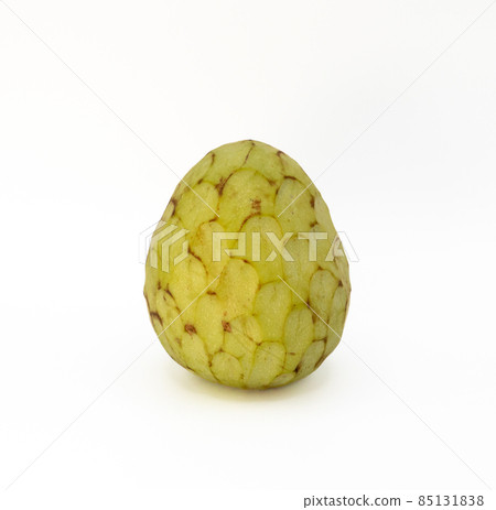 Cherimoya tropical fruit isolated on white 85131838