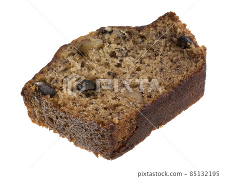 slice of banana bread with walnuts slice of banana bread with walnuts 85132195