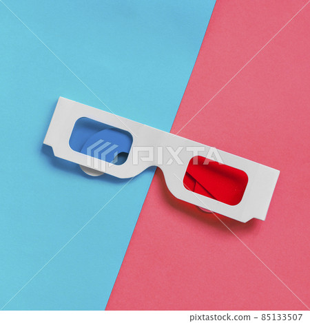 cardboard 3d glasses. High quality photo cardboard 3d glasses. High quality photo 85133507