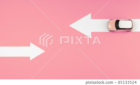 top view car navigation direction. High quality photo 85133524