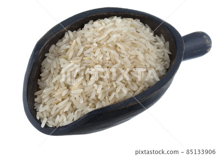 scoop of Jasmine white rice 85133906