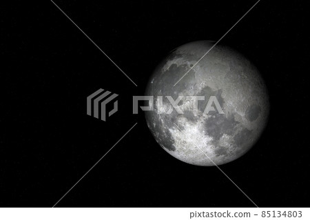 3D rendering of the Moon 85134803