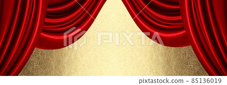 Red curtain stage Red curtain stage 85136019