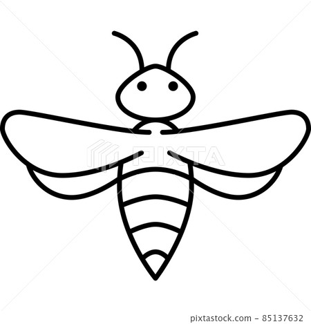 Bee Insect Outline Icon Vector Bee Insect Outline Icon Vector 85137632