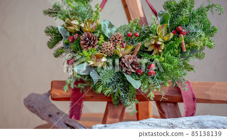 Christmas flower arrangement swag 85138139