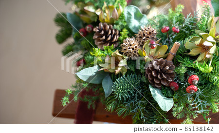 Christmas flower arrangement swag 85138142
