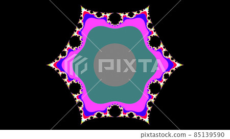 Flashy psychedelic pattern CG background wallpaper 85139590