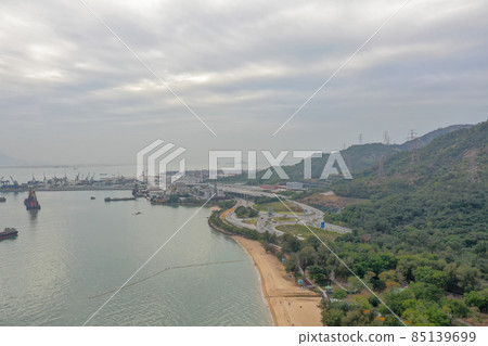 River Trade Terminal , the Pillar Point, Tuen Mun, hong kong 19 Dec 2021 River Trade Terminal , the Pillar Point, Tuen Mun, hong kong 19 Dec 2021 85139699