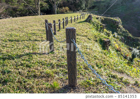 Gassantoda Castle Horse riding ground stakes and chain fences Gassantoda Castle Horse riding ground stakes and chain fences 85141353