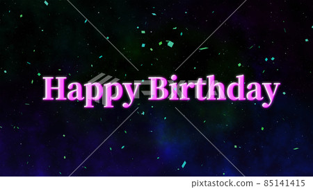 Birthday happy Birthday English birthday CG background wallpaper 85141415