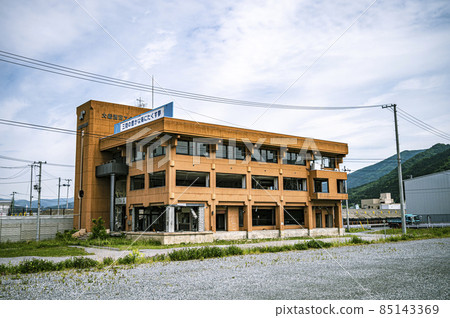 Tohoku building damaged by the tsunami Tohoku building damaged by the tsunami 85143369
