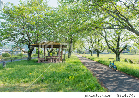 Promenade of the former Kurayoshi Line (near Ogamo, Kurayoshi City) Promenade of the former Kurayoshi Line (near Ogamo, Kurayoshi City) 85143743
