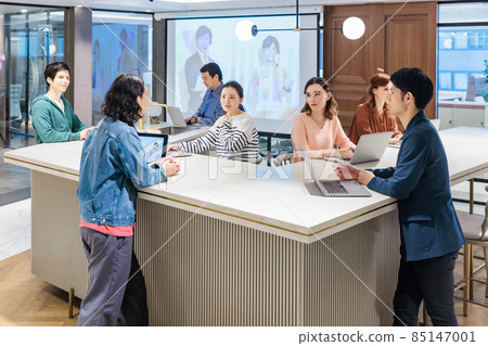 Video Conference Global Business Shooting Cooperation: WEEK Shibadaimon (Sun Frontier Fudousan) 85147001