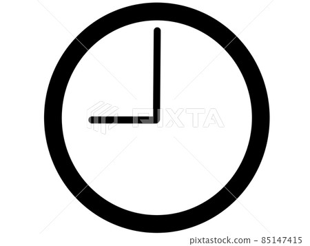 9點鐘插圖素材 85147415