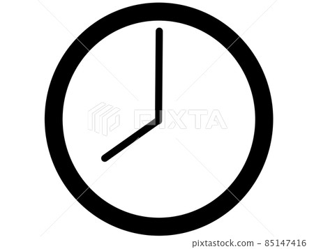 8點鐘插圖素材 85147416