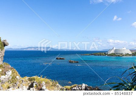 View of Manza beach from Manzamo 85148837
