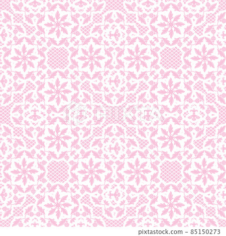Ornamental beauty lace pink background, floral pattern Ornamental beauty lace pink background, floral pattern 85150273