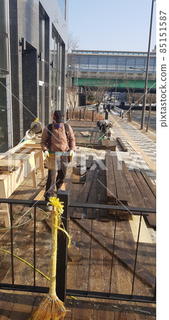 During the construction process. Construction site. Inside. Bulamsan. Byeolnae-dong. During the construction process. Construction site. Inside. Bulamsan. Byeolnae-dong. 85151587