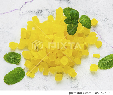 Sweet pineapple succade cubes Sweet pineapple succade cubes 85152308